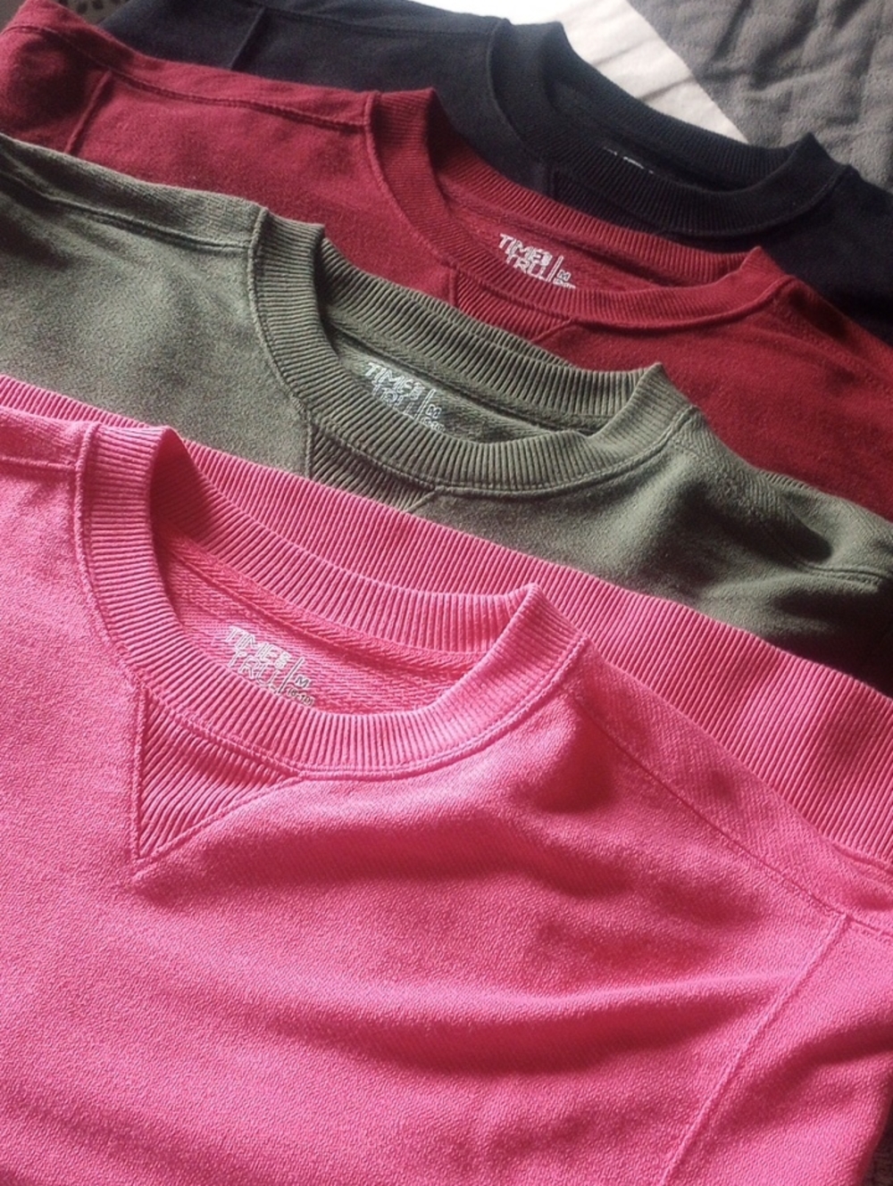Time and Tru Bundle of Crewneck Sweatshirts